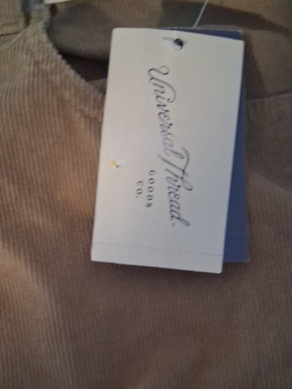 Universal Thread Tan Corduroy High Rise Easy Barrel Pants Size 10R - Picture 4 of 13
